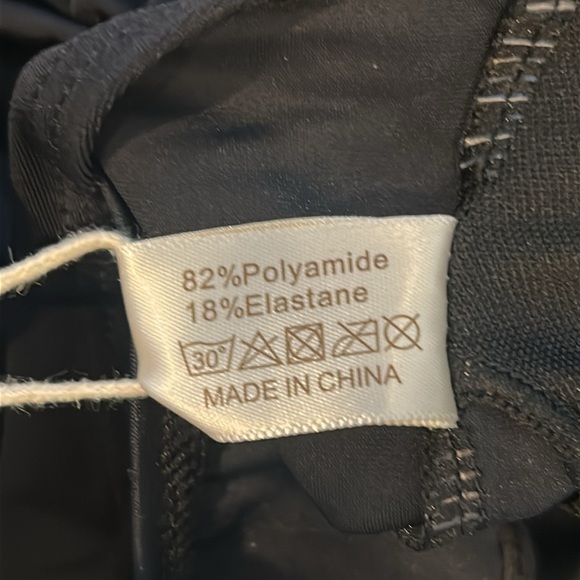 Shekini One Piece Dress Ruched Swimsuit Retro Black size L - Picture 8 of 12